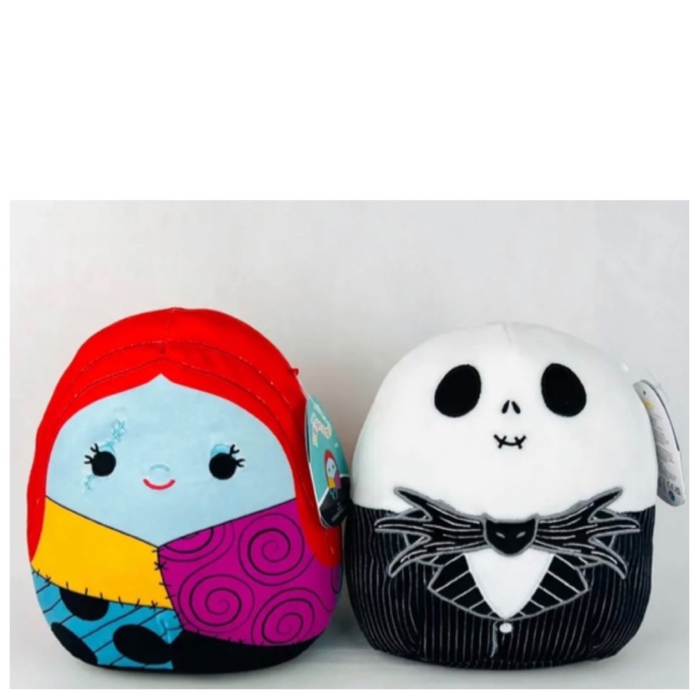 NEW Jack & Sally The Nighmare Before Christmas Squishmallows 8โ in Plush Toys - Picture 3 of 3